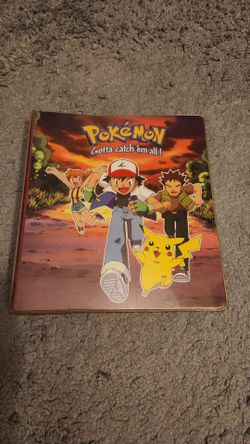 Vintage 1999 pokemon card binder