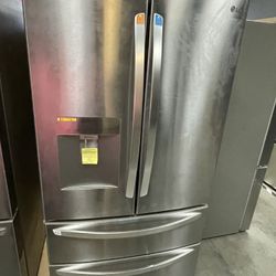 Lg 4 Door Refrigerator In Stainless Steel 