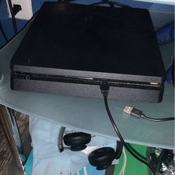 PlayStation 4 Pro With Three Controllers And Cords 