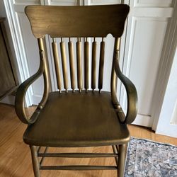 Antiqued Wooden Chair
