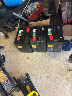 3, 6 volt Golf Cart Batteries take all 3