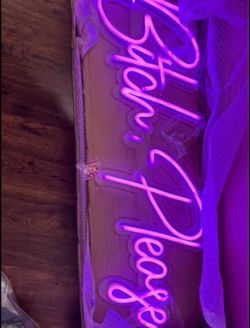 Neon sign