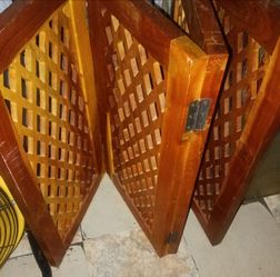Oak Foldable Wooden gate