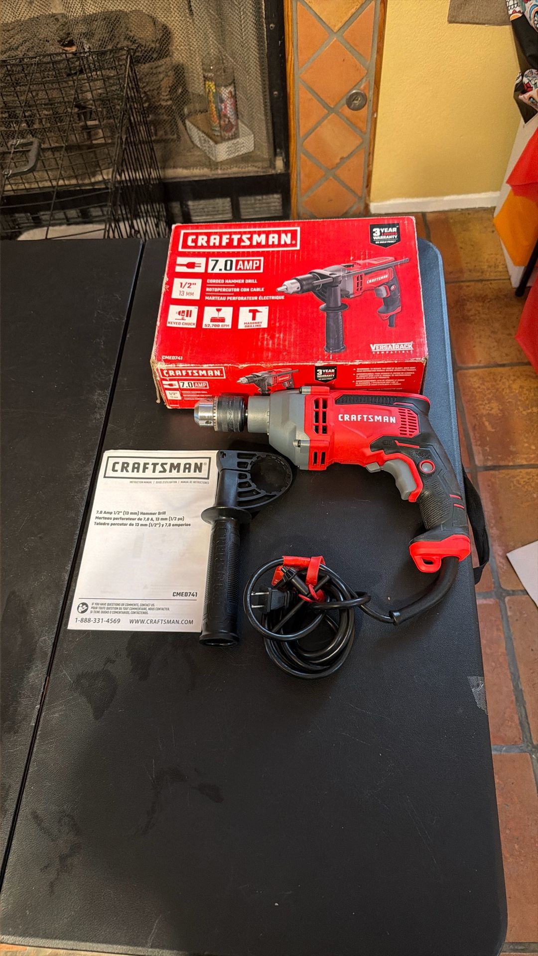 Craftsman Corded Hammer Drill 