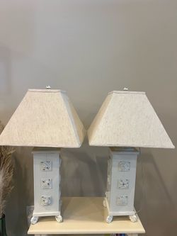 Pair of lamps Nautical Beach Decor