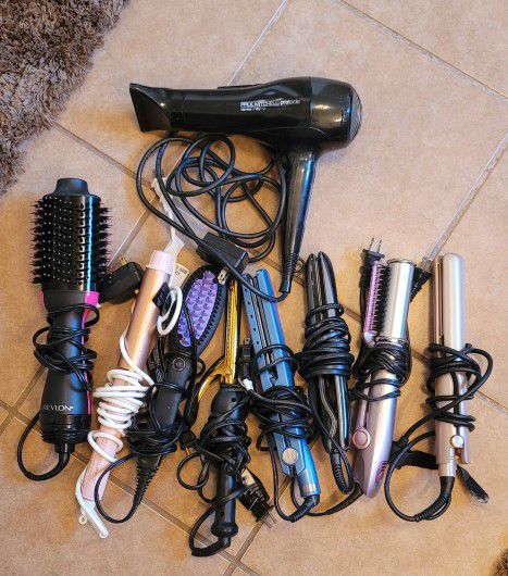 Flat Irons, Blow Dryer, Curling Irons