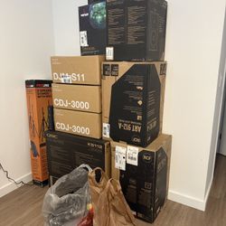 ** Brand New in Box Top of line DJ Equip** 2 x Pioneer CDJ-3000  // DJM-S11 // Speakers & Subwoofer: