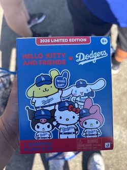 Dodgers hello kitty and friends 2026 SGA MYSTERY BOX