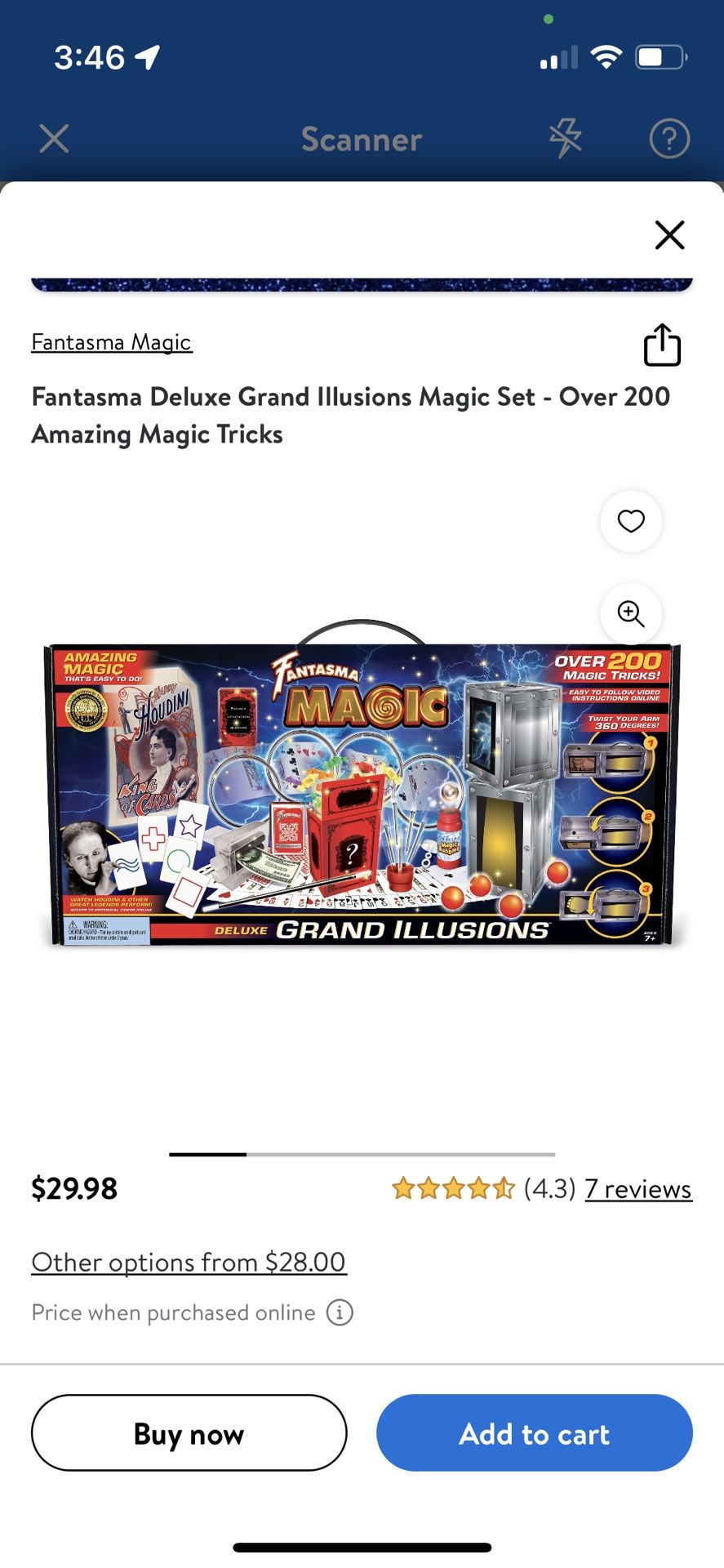 Fantasma Deluxe Grand Illusions Magic Set - Over 200 Amazing Magic Tricks