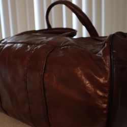 Leather Wilson Duffle Bag