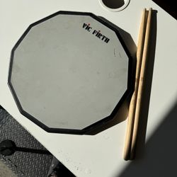 Vic Firth Practice Pad With Sticks