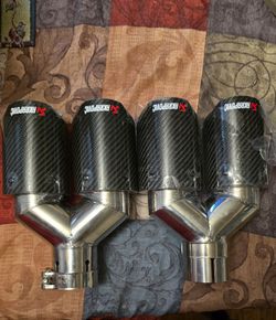 Akrapovic Exhaust Tip Dual Pipe