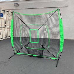 (NEW) $55 Baseball Softball Practice Net Hitting Batting Pitching Training Set w/ Carry Bag