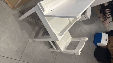 Desk and chair