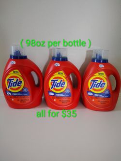Tide original liquid laundry detergent 98oz