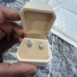 Moissanite Earrings 