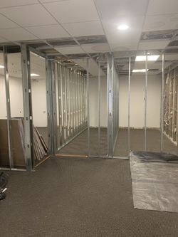 Metal stud walls