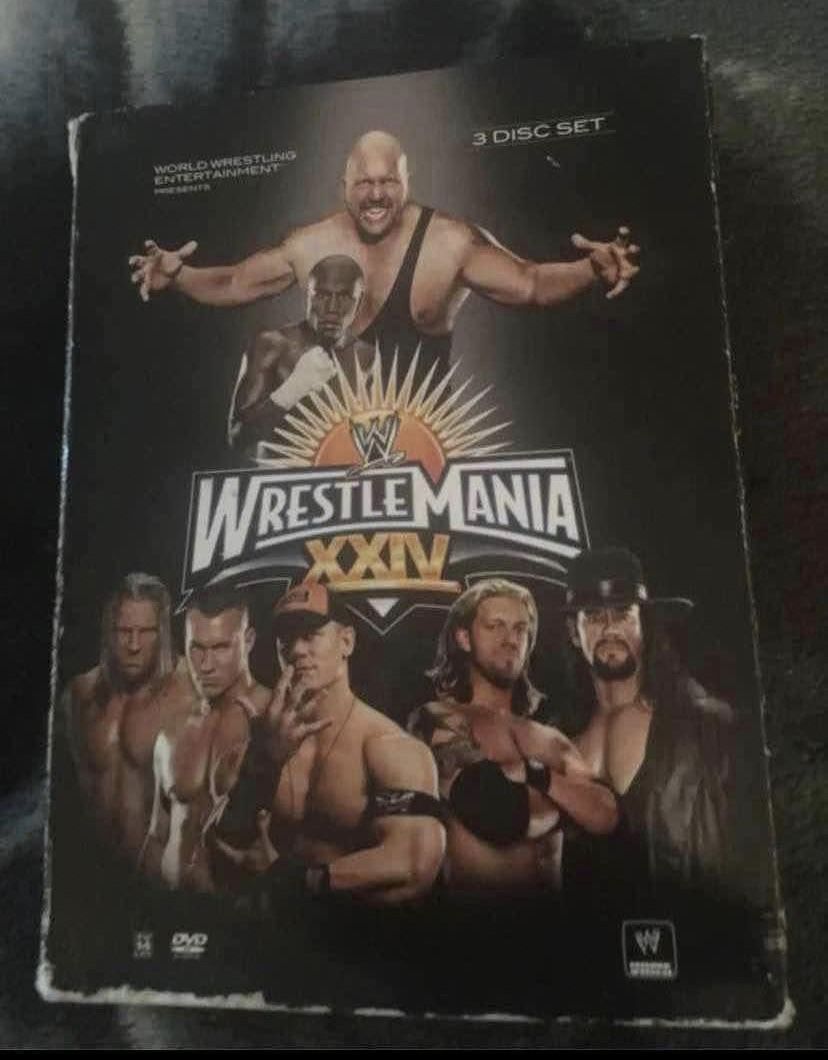 2008 WrestleMania XXIV - 3 discs