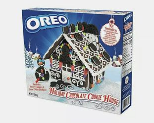 Oreo Cookie Gingerbread House