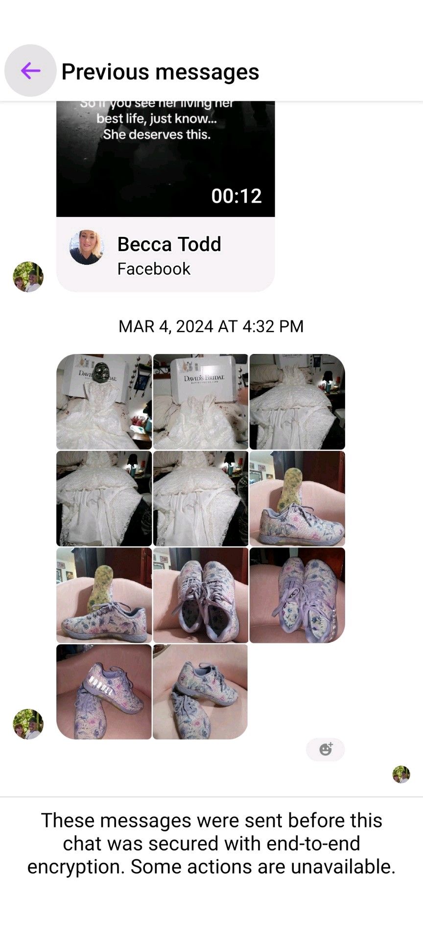 Wedding Dress Size 8