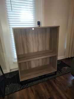 Target Brand - Driftwood/grey wash 2/3 Shelf Bookcase