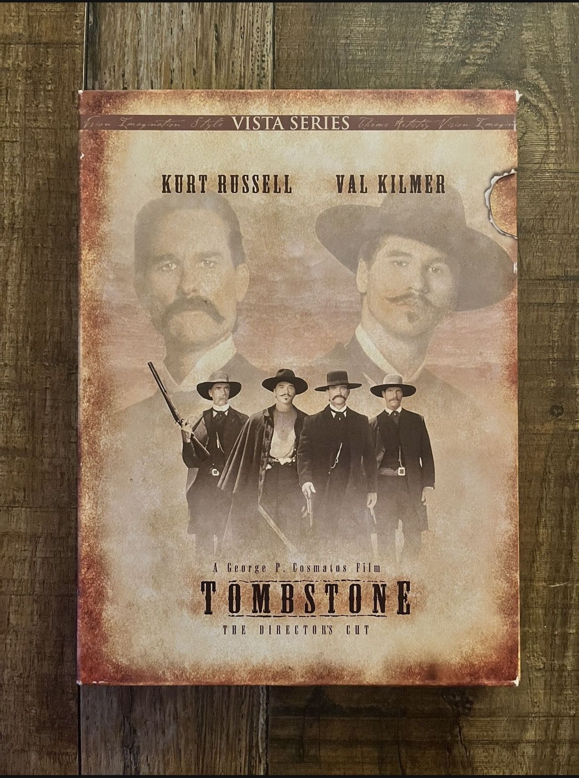 TOMBSTONE: The Director’s Cut (Vista Series DVD) 2 Disc Set, A George P. Cosmatos Film, Russell & Val Kilmer, Awesome Western Movie!