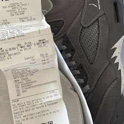 Jordan 5 “Wolf Grey”  8.5m