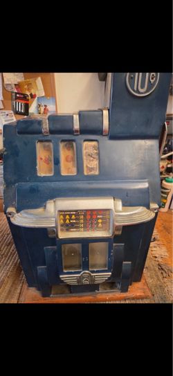 1940s pace slot machine 10 cent  missing back