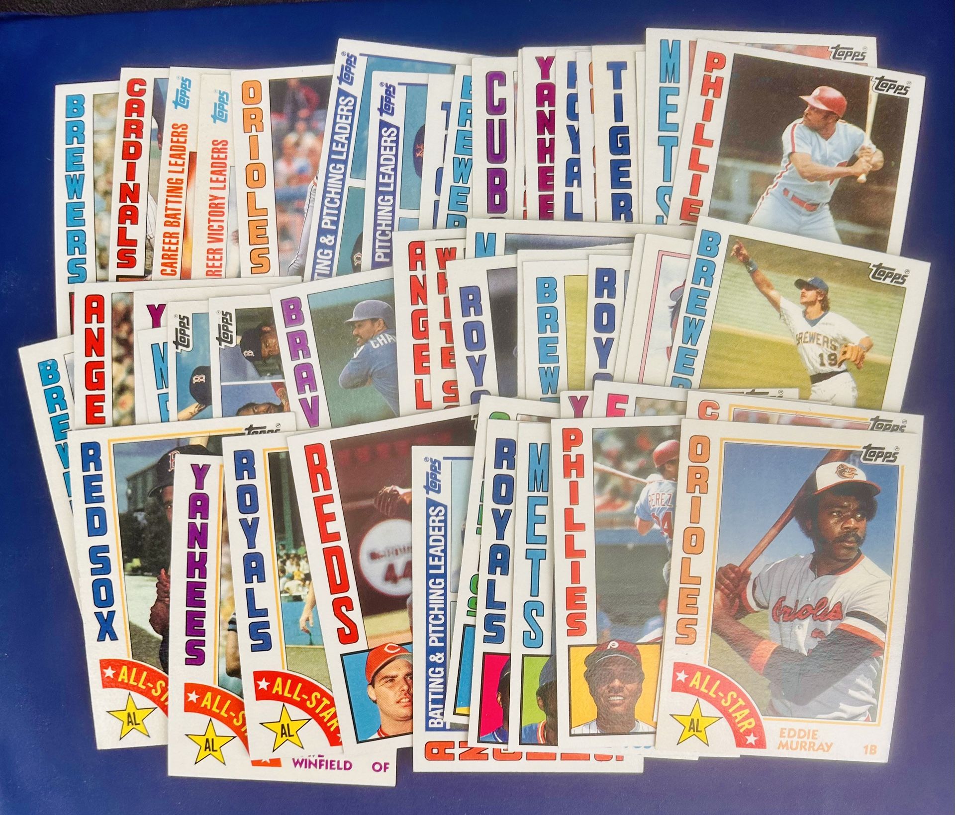 1984 Topps Baseball Card Lot - HOF, All Stars, Rookies