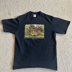 Supreme Masterpieces T Shirt Navy Size Medium