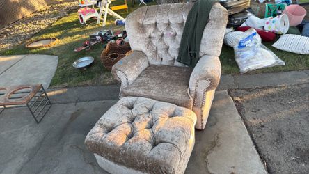 Chair and ottoman