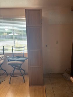 Tall Narrow Storage Cabinet with Doors