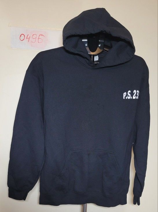 Gildan Heavy Blend Black Hoodie - Size L (0496)