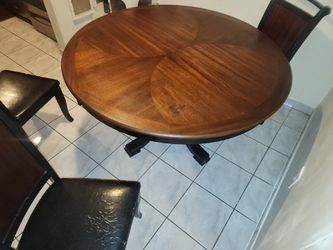 Dining Table Three Chairs