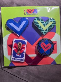 FIFA official pins - set of 4 pins