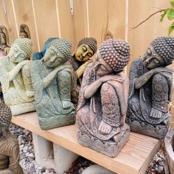 Concrete Buddha Garden Statue