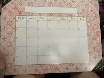 Dry Erase Calendar