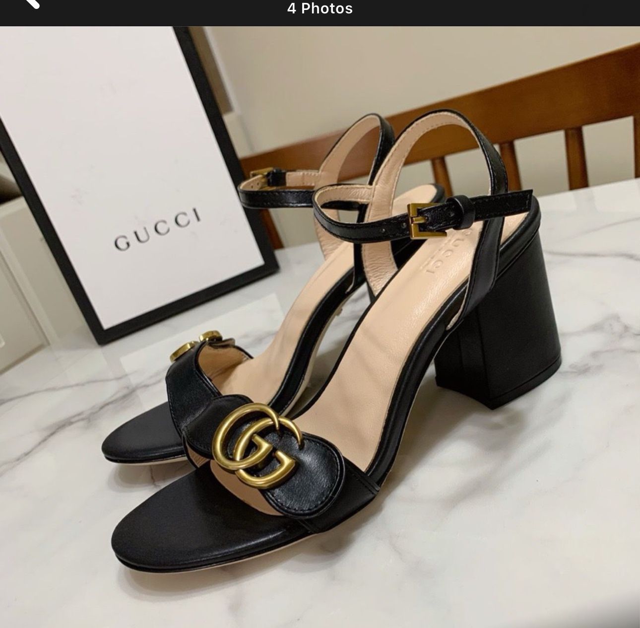 Elegant Black Block-Heel Sandals β Timeless & Chic