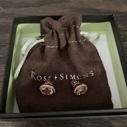 Morganite & Diamond Earrings 