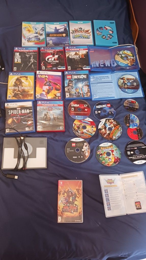 Playstation, Wii, And Nintendo Games