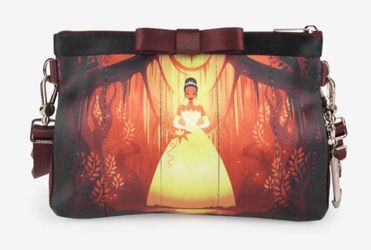 NWT Harveys Disney Villains Princess Tiana Dr. Facilier Bow Clutch Crossbody