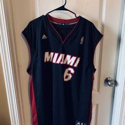 Adidas Lebron James Miami Heat Jersey 