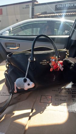 Black Coach Rowan Satchel / Purse