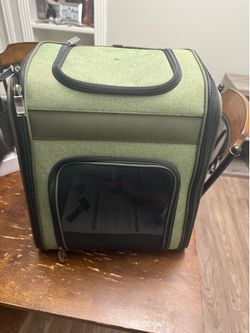 MidWest Day Tripper Dog & Cat Backpack, Green
