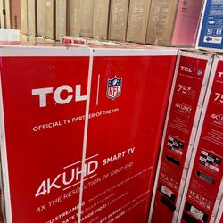 TCL 75-Inch 4K UHD Smart TV - 2160p LED