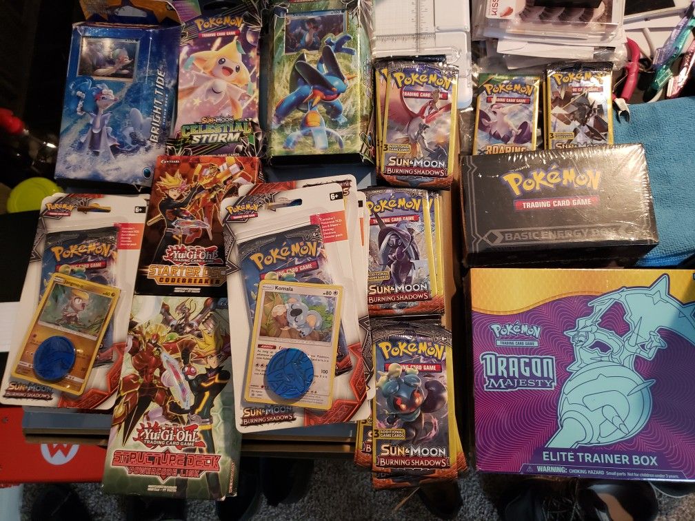 Yugioh and Pokemon Cards