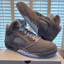 Jordan 5 Retro Wolf Grey ~ Brand New/ Authentic  (Sizes 10, 11, & 11.5)