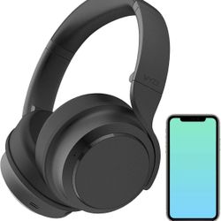 Bluetooth 5.0 Headphones, Over The Ear Headphones with Active Noise Cancellation, High-Fidelity Sound, Transparency Mode, Alexa Built-in