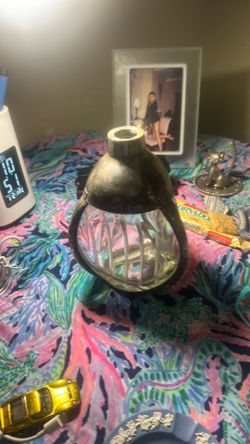Sterling silver, Decatur and glass anti