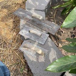 3 cement, Finisher All Three In Good Condition. $25.